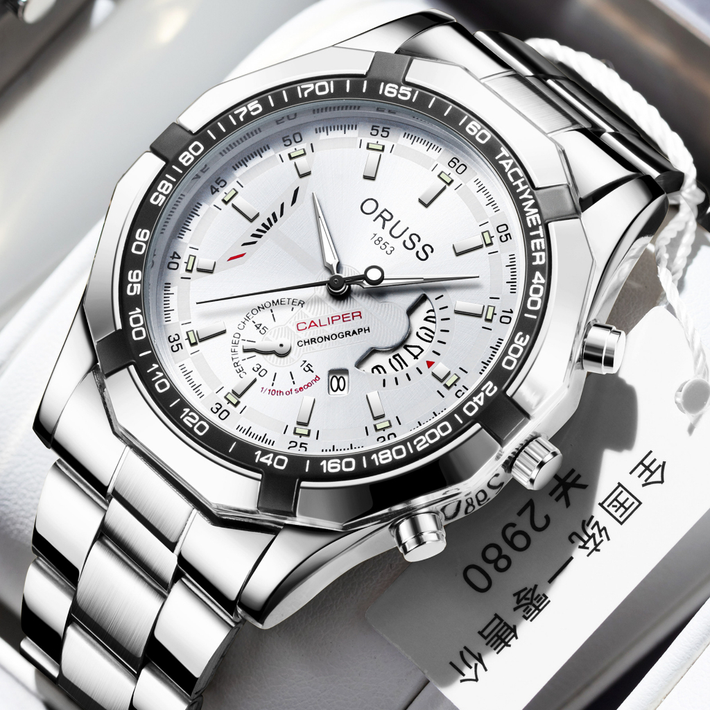 ใหม่กันน้ําส่องสว่างอัตโนมัตินาฬิกาผู้ชายนักเรียนเวอร์ชั่นเกาหลีอินเทรนด์แฟชั่นนาฬิกาควอทซ์ครอบงํา