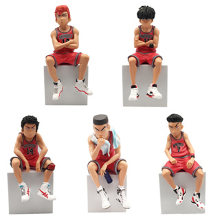 โมเดลฟิกเกอร์ PVC อนิเมะ Slam Dunk Sakuragi Hanamichi Rukawa Kaede Akagi Takenori Mitsui Hisashi Miyagi Ryota ขนาด 16 ซม. ของเล่นสําหรับเด็ก 1 ชิ้น