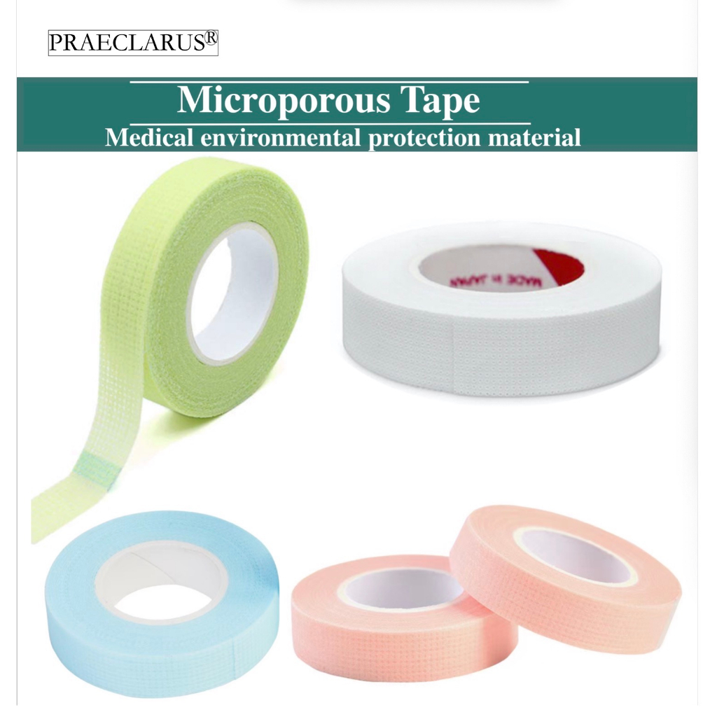 Paeclarus Lint Free Breathable Anti-ภูมิแพ้ Micropore Tape สําหรับขนตา Easy Tear Isolation Hypoallergenic เทปสําหรับ Grafting eyelash Eyeliner เทปทางการแพทย์ – โปรปัง