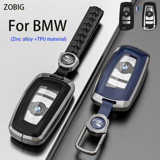 Zobig เคสกุญแจรีโมตรถยนต์ โลหะผสมสังกะสี สําหรับ BMW GT3 GT5 X3 X4 1 2 3 4 5 Series