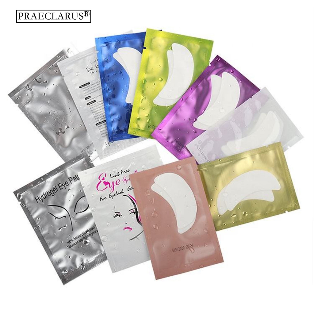 PRAECLARUS แผ่นมาสก์ตาไฮโดรเจล สำหรับต่อขนตา Hydrogel Eye Pads For Eyelash Extensionseye Patches