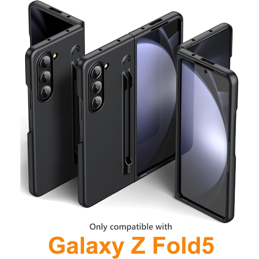(S Peninclude) เคสโทรศัพท์มือถือ แบบพับได้ บางพิเศษ กันกระแทก สําหรับ Samsung Galaxy Z Fold 5 Z Fold5