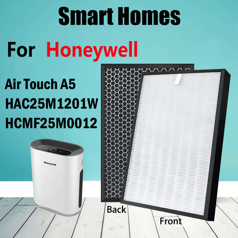 H13 แผ่นกรองคาร์บอน Hepa สําหรับ Honeywell Air Touch A5 HAC25M1201W HCMF25M0012