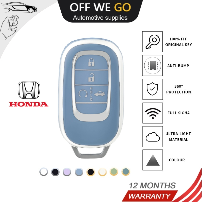 เคสกุญแจรถยนต์ honda hrv 2022-2025 Civic FE กล่องกุญแจรีโมทรถยนต์ TPU คุณภาพสูง สําหรับ
