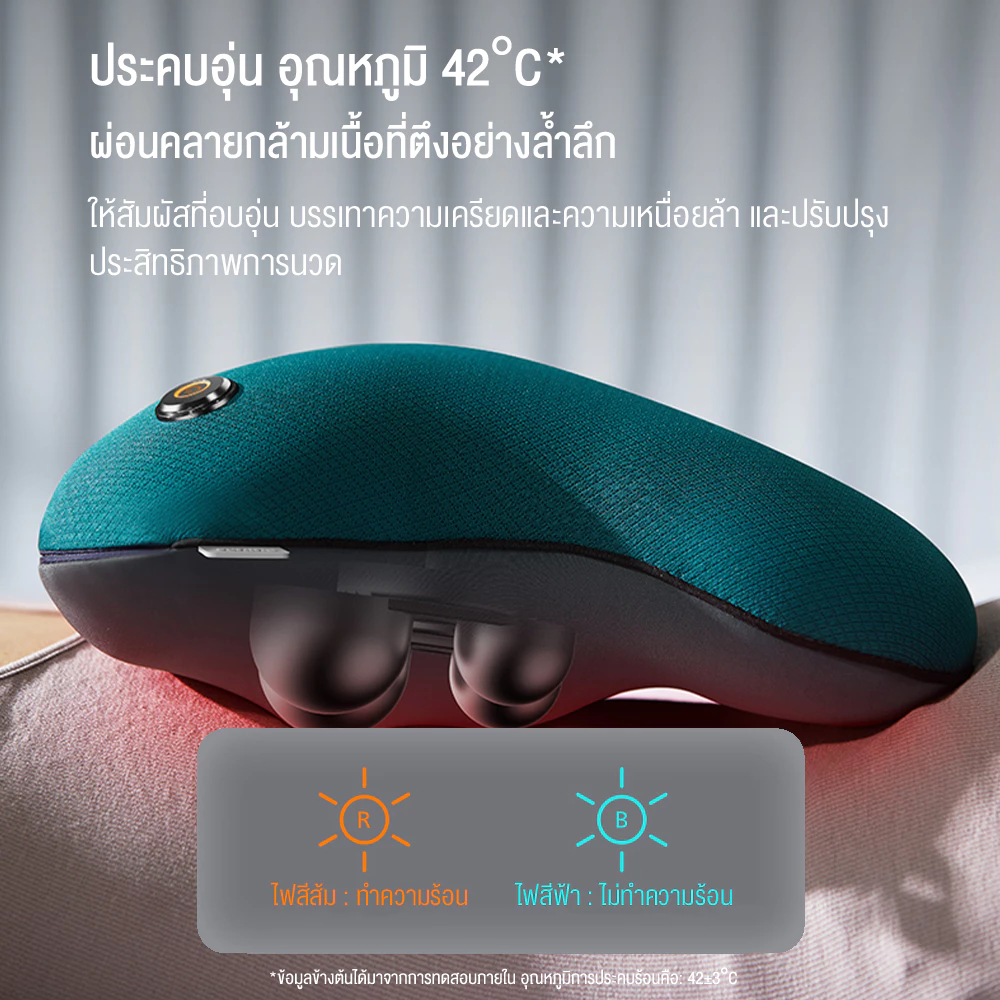 Philips เครื่องนวดไฟฟ้า หมอนนวดหลัง เครื่องนวดหลัง เครื่องนวดเอวไฟฟ้า ของขวัญ PPM4311 รับประกัน 2 ปี thumbnail 8