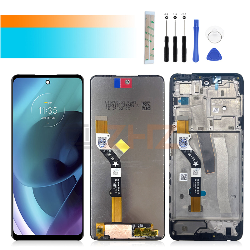 หน้าจอสัมผัส LCD 6.8 นิ้ว สําหรับ Motorola Moto G51 Moto G51 5G XT2171-2