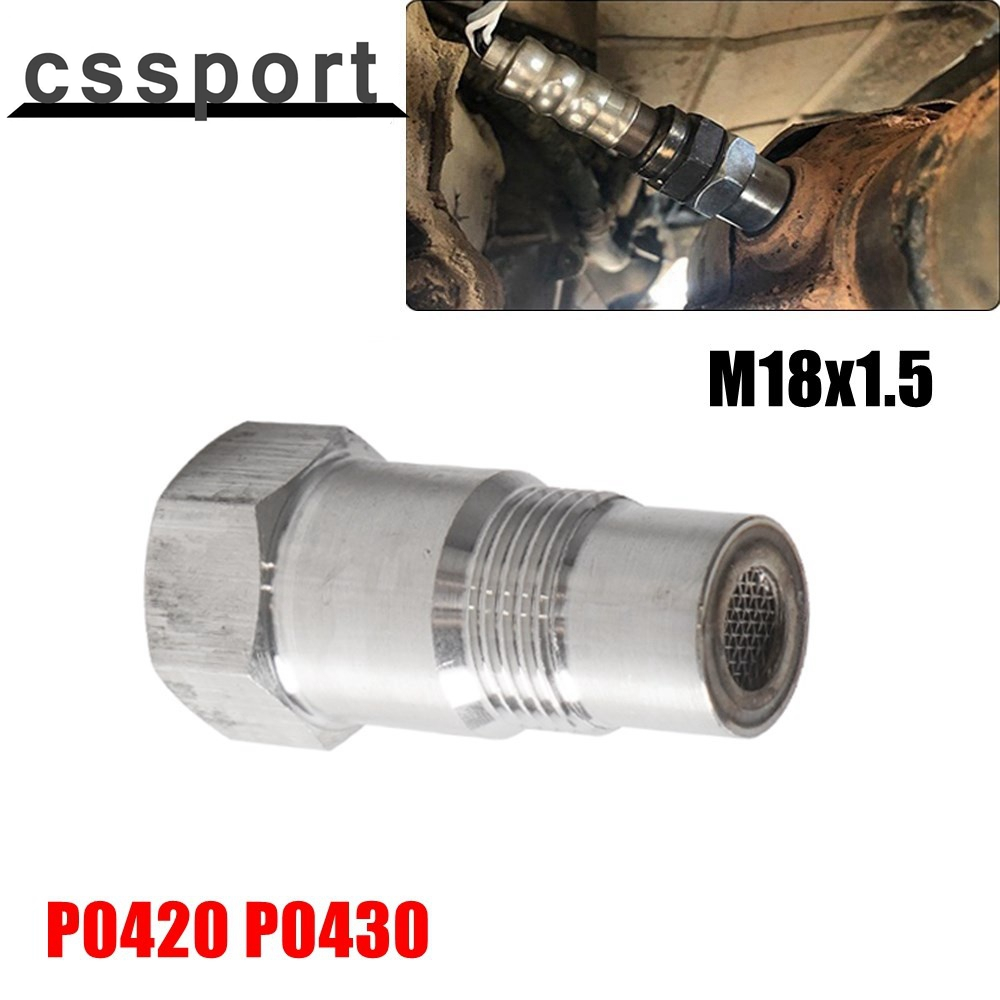อะแดปเตอร์เชื่อมต่อเซนเซอร์ออกซิเจน O2 M18x1.5 Bung P0420 P0430 สําหรับ OFF ROAD