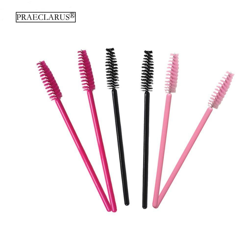 Paeclarus Eyelashes Brushes 50 ชิ้นแปรงมาสคาร่าแบบใช้แล้วทิ้ง Bendable Wands Eyes Applicator แปรงแต่งหน้า