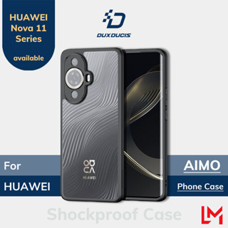 DUX DUCIS AIMO เคสโทรศัพท์ทนกระแทกแข็ง เคลือบด้านโปร่งใส กันลื่นป้องกันสีเหลือง เคสการป้องกันเต็มรูปแบบ สำหรับ Huawei Nova 11 11 Pro Nova 11 Ultra