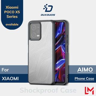 DUX DUCIS AIMO เคสโทรศัพท์ทนกระแทกแข็ง เคลือบด้านโปร่งใส กันลื่นป้องกันสีเหลือง เคสการป้องกันเต็มรูปแบบ สำหรับ Xiaomi Poco X5 Poco X5 Pro 5G