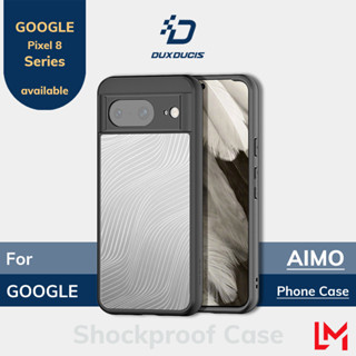 DUX DUCIS AIMO เคสโทรศัพท์ทนกระแทกแข็ง เคลือบด้านโปร่งใส กันลื่นป้องกันสีเหลือง เคสการป้องกันเต็มรูปแบบ สำหรับ Google Pixel 8 Pixel 8 Pro