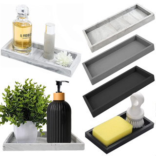 ถาดซิลิโคน สําหรับใส่สบู่ แชมพู น้ําหอม ในห้องน้ํา ห้องครัว