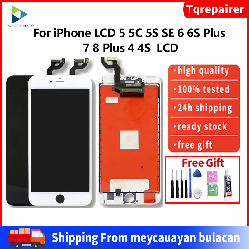 [Tqrepairer ]สําหรับiPhone Lcd 5S 6 6S Plus 7 7Plus 8 Plusหน้าจอDigitizerโทรศัพท์LCDเปลี่ยนชิ้นส่วนป