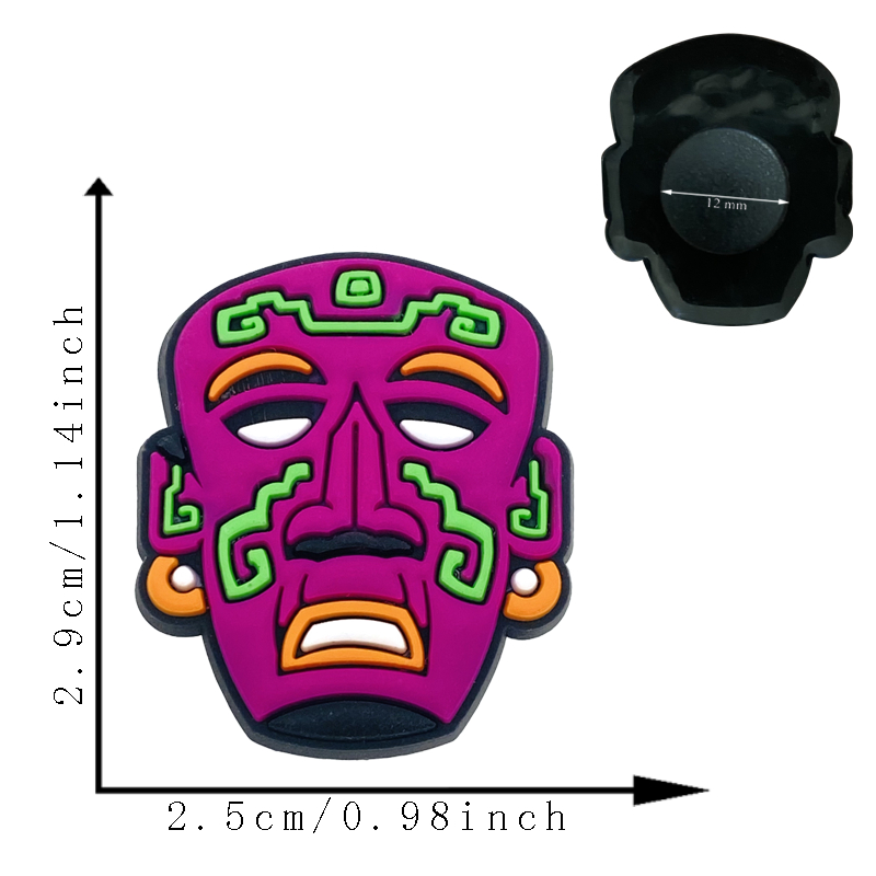 ตลก Jibbit Mexican Food Series PVC Shoe Charms Fit to Sandal and Slipper