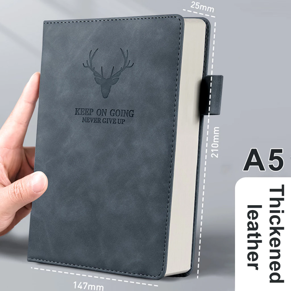 สมุดโน๊ต A5 กระดาษ 100GSM ปกหนัง PU 360 หน้า ถนอมสายตา thumbnail 10