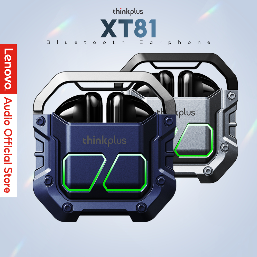 Lenovo XT81 หูฟังเกมมิ่ง Low latency TWS หูฟังไร้สาย Bluetooth 5.3 หูฟัง Earphone Gaming With Mic True Wireless Headset Handfree Earbuds Audio