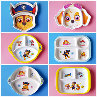 Paw Patrol จานเมลามีน ลายการ์ตูน สําหรับใส่อาหารเด็กอนุบาล