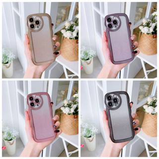 เคสโทรศัพท์มือถือ ลายคลื่นยักษ์ ประดับกลิตเตอร์ สําหรับ Realme 3