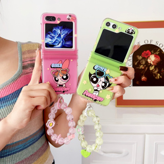 3in1 เคสโทรศัพท์แบบแข็ง บางมาก พร้อมสายคล้องมือ สําหรับ Samsung Galaxy Z FLIP 5 4 3 FLIP5 FLIP4