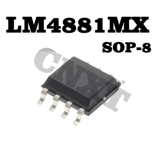 5pcs ใหม่ LM4881MX LM4881M LM4881MLM4881M LM4881 SOP8 เครื่องขยายเสียง IC