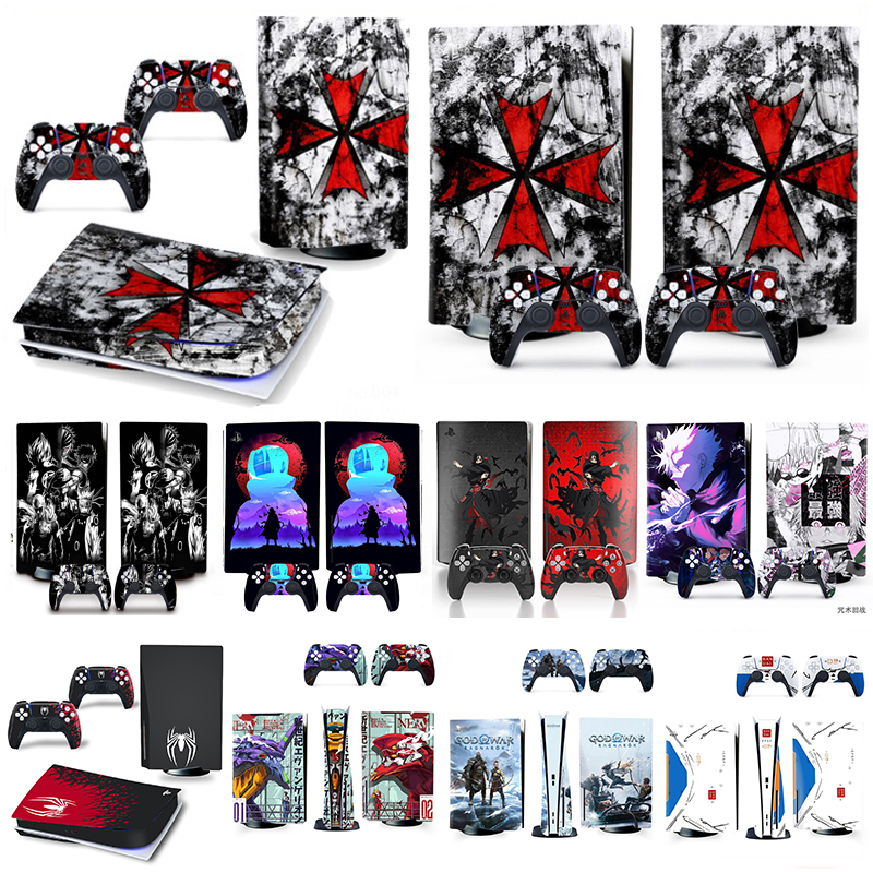 สติ๊กเกอร์ติดผิว PS5 เข้ากันได้กับ PlayStation 5 Disk Edition หรือรุ่น PlayStation 5 CD-ROM