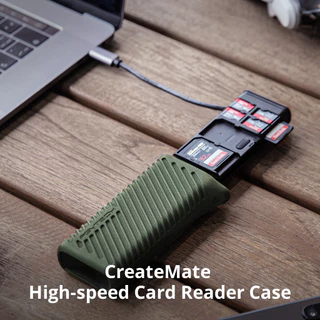 【ร้านค้าอย่างเป็นทางการ】PGYTECH ตัวอ่านการ์ดแบบหลายฟังก์ชัน Type-c ถือถ่ายข้อมูล USB3.1 ความเร็วสูง SD/TF สำหรับ DJI POCKET 3 โทรศัพท์/คอมพิวเตอร์/กล้อง แฟลชยูนิเวอร์แซล