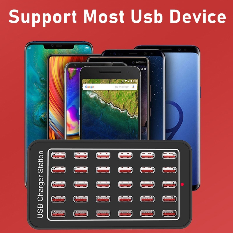 10 15 20 25 30 พอร์ต USB Charger 150W Universal Wall Desktop Fast Charging Station Dock สําหรับโทรศัพท์มือถืออะแดปเตอร์