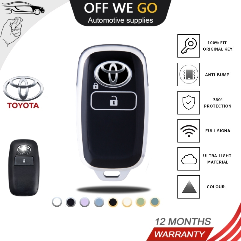 เคสกุญแจรถยนต์ toyota Yaris Ativ 2024 avanza raize 2024 Veloz 2024เคสกุญแจรีโมทรถยนต์ TPU สําหรับ