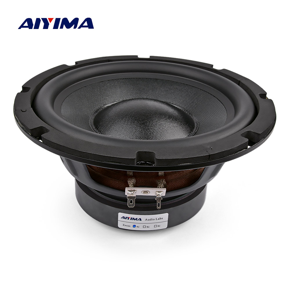 Aiyima ลําโพงซับวูฟเฟอร์ 8 นิ้ว 150W 4/8 โอห์ม Hifi DIY สําหรับรถยนต์ 1 ชิ้น
