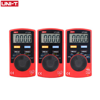 Uni-t UT120 Series UT120A UT120B UT120C มัลติมิเตอร์ดิจิทัล วัดแรงดันไฟฟ้า 600V AC DC