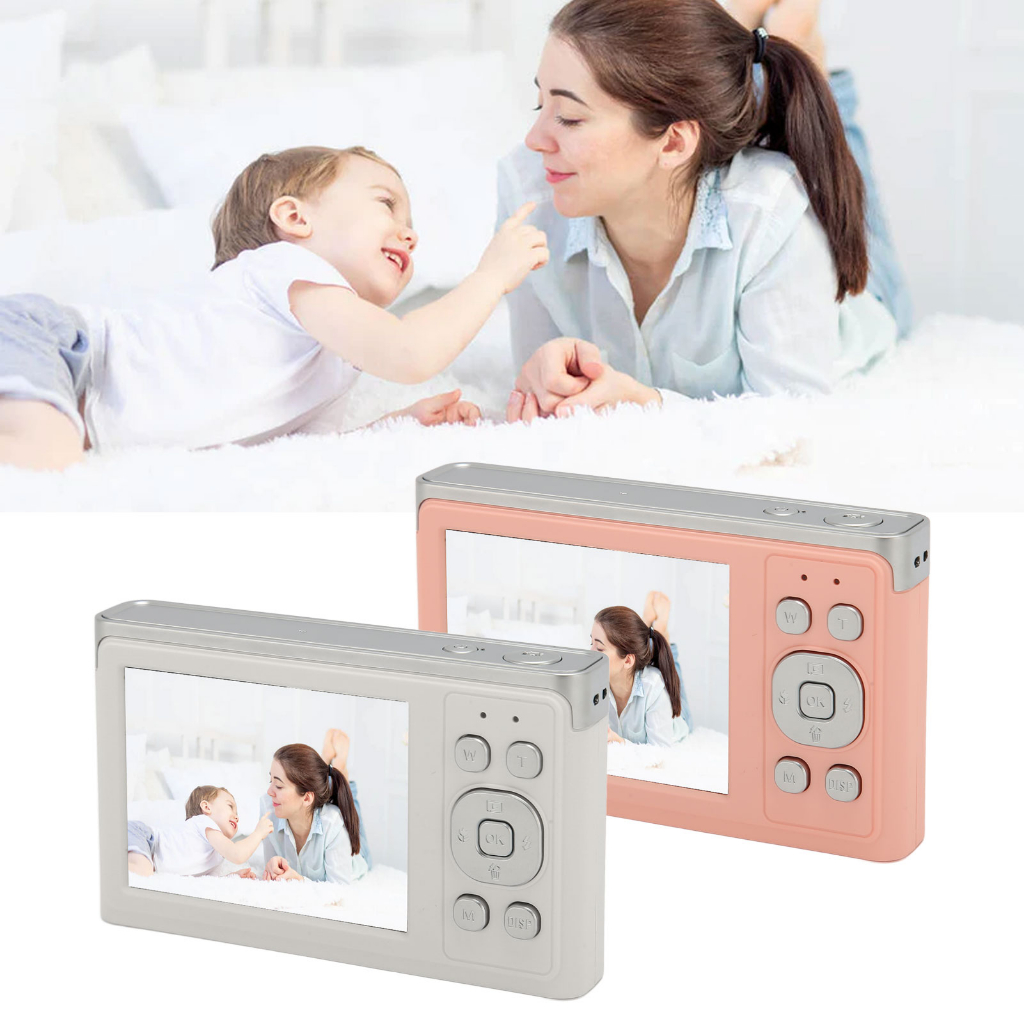 กล้องดิจิตอล 2.88 นิ้วหน้าจอ IPS Anti Shake 16X Zoom Autofocus 750 Mah 4K Video 50 MP Comp