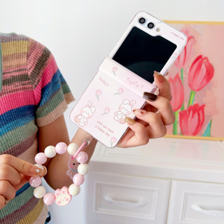 3in1 เคสโทรศัพท์แบบแข็ง บางมาก พร้อมสายคล้องมือ สําหรับ Samsung Galaxy Z FLIP 5 4 3 FLIP5 FLIP4