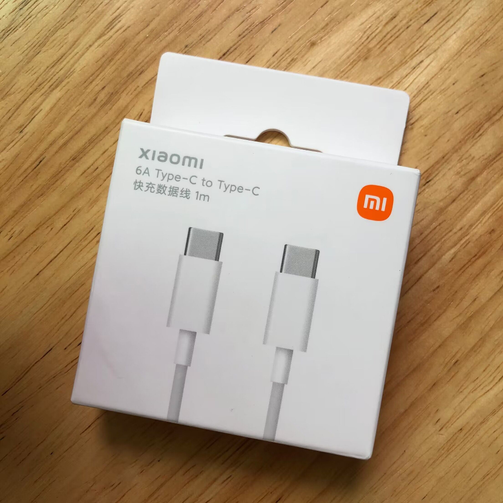 ต้นฉบับ Xiaomi 6A TypeC สายชาร์จ Xiaomi C ถึง C Xiaomi 120W สายชาร์จอย่างรวดเร็วสำหรับ Mi 13pro / 11T Pro / Redmi Note11 Pro Data Cable เข้ากันได้กับ 67W / 55W / 33W
