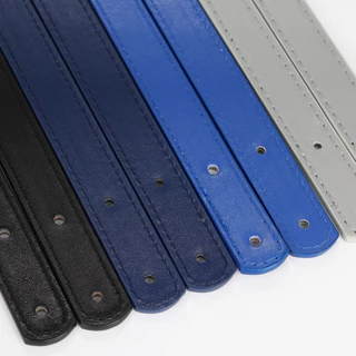 Bibitop อุปกรณ์เสริมสายคล้องกระเป๋า หนัง PU สีพื้น DIY 1 คู่
