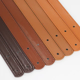 Bibitop อุปกรณ์เสริมสายคล้องกระเป๋า หนัง PU สีพื้น DIY 1 คู่