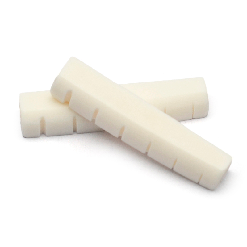 5 ชิ้นกีตาร์ Nut Slotted จริงกระดูก 6 String LP Bone Nuts สําหรับกีตาร์ไฟฟ้า 42X6X8.5 มม. ราคา ถูกที่สุด ดีลบีเคเค รูปภาพหลัก