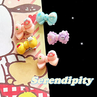 【เงินสดในการจัดส่ง】SANRIO กิ๊บติดผม ลายการ์ตูนเป็ดน่ารัก ประดับโบว์ สําหรับผู้หญิง