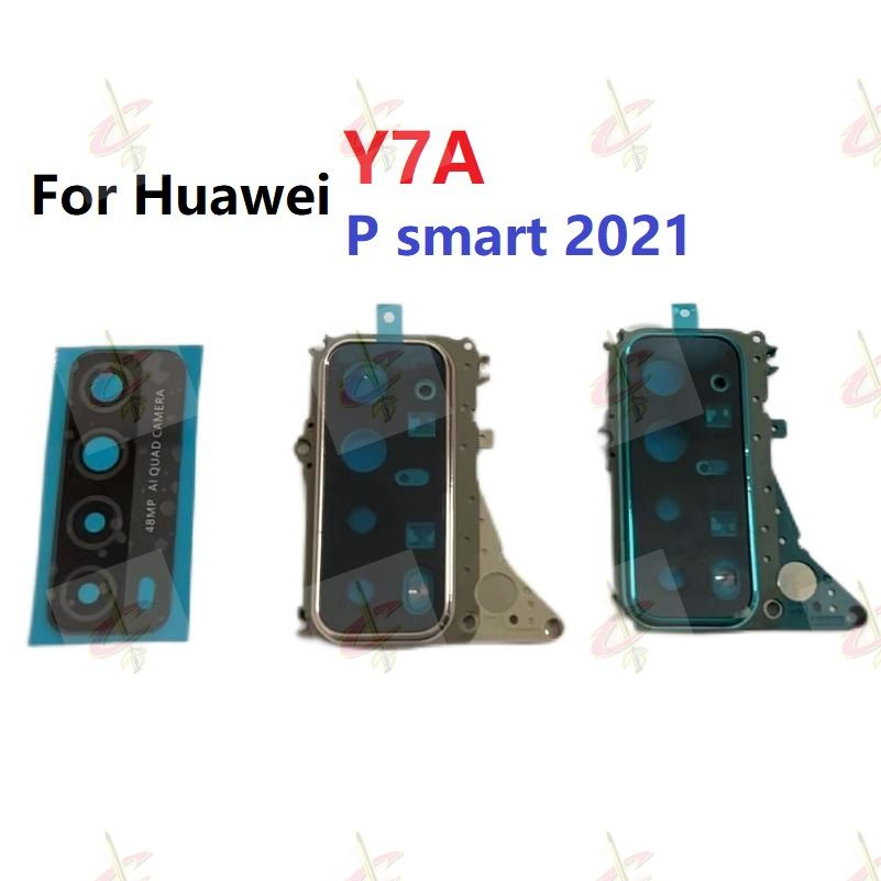 กรกรอบ ฝาครอบ เลนส์กล้อง แบบเปลี่ยน สําหรับ huawei P smart Y7A 2021