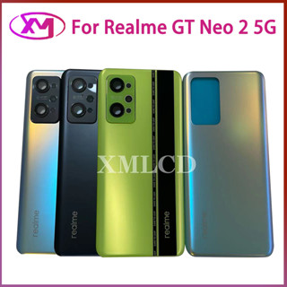 เคสแบตเตอรี่ด้านหลัง RMX3370 พร้อมเลนส์กล้อง แบบเปลี่ยน สําหรับ Realme GT Neo 2 Neo2 5G