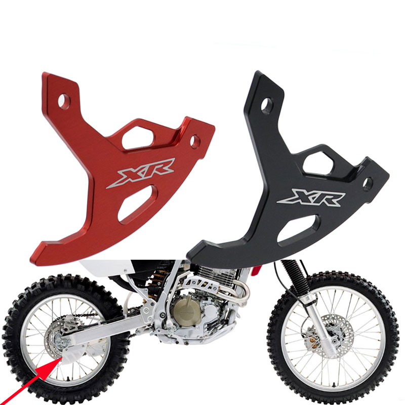 ด้านหลังเบรคแผ่นดิสก์โรเตอร์ฝาครอบ Guard สําหรับ HONDA XR250 90-04 XR600R 91-00 XR400R 96-04 XR650L 93-22 XR 250 600 400 R 650L
