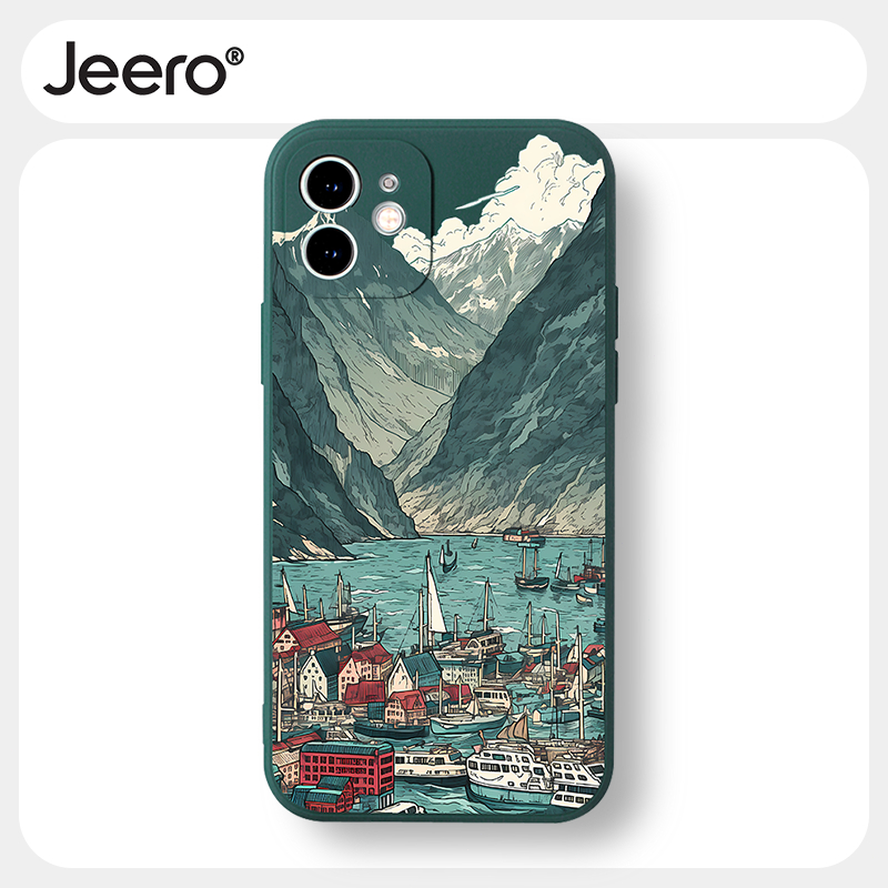 Jeero เคสไอโฟน เคสซิลิโคนนุ่มกันกระแทกน่ารักตลก เคสโทรศัพท์ Compatible for iPhone 16 15 14 13 12 11 Pro Max SE 2020 X XR XS 8 7 6 6S Plus xsmax 6splus 7plus 8plus พลัส HFF3623