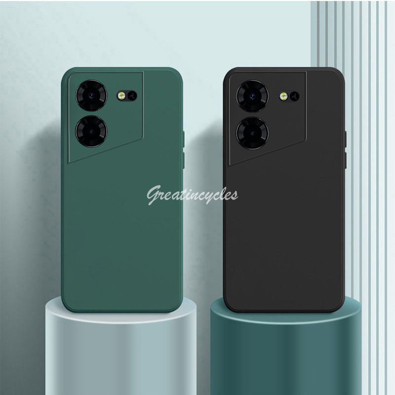 Soft Casing Tecno Pova 5 LH7n / Tecno Pova 5 Pro LH8n Case Solid Liquid Silicone Matting Phone Cover