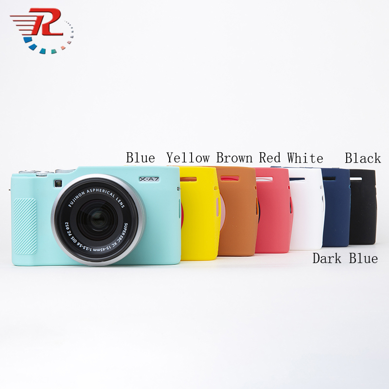 Fujifilm XA7 X-A7 ยางซิลิโคนอ่อนกล้องสําหรับ Fujifilm XA7 X-A7