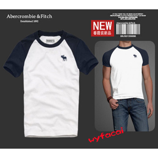 เสื้อยืด ลาย Abercrombie &amp; Fitch สําหรับผู้ชาย