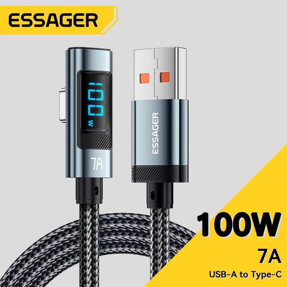 Essager สายชาร์จ Usb Type C 7A 100W ชาร์จเร็ว สําหรับ huawei OV