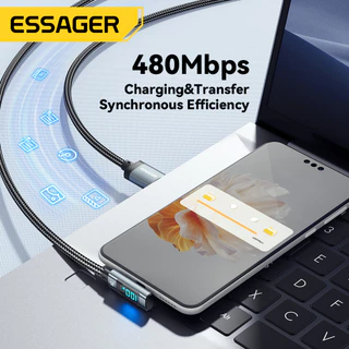 Essager สายชาร์จ Usb Type C 7A 100W ชาร์จเร็ว สําหรับ huawei OV