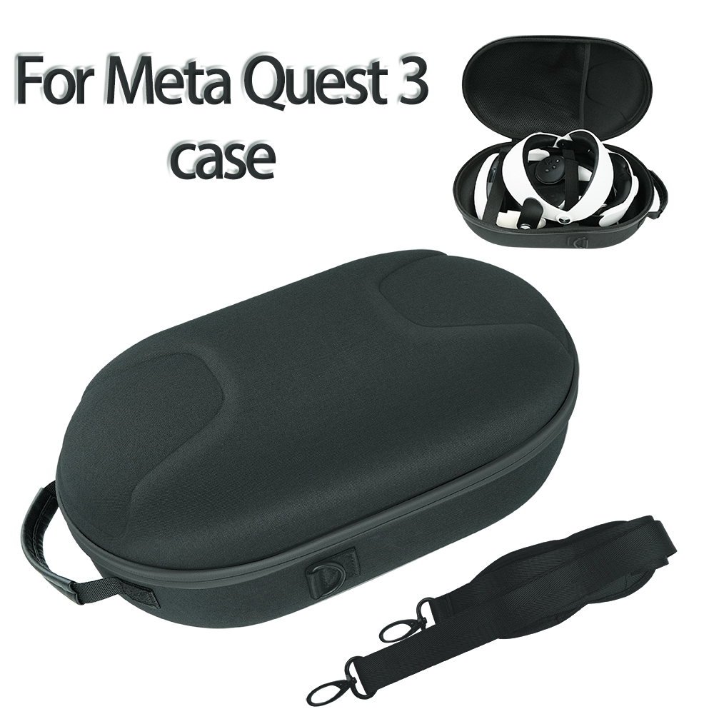 กระเป๋าเคส EVA แบบแข็ง พร้อมสายคล้อง สําหรับ Meta quest 3 Wear Halo
