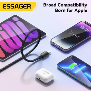 ESSAGER สายชาร์จ Type C เป็น L PD 29W สําหรับ Ip 14