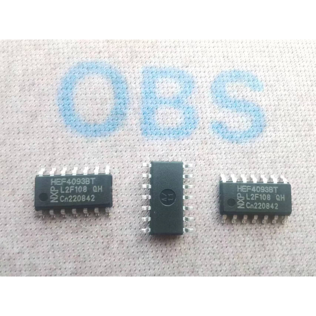 ยี่ห้อ ((10 ชิ้นใหม่) HEF4093BT HEF4093 SOP14 Logic Chip Four 2 Input and Non-Door pxc4 ((10 ชิ้น)