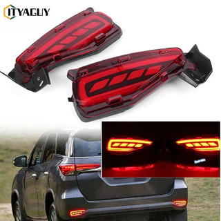 ไฟตัดหมอกท้าย LED สําหรับ Toyota Fortuner 2015-2023 ไฟเบรกท้าย LED สะท้อนแสง สําหรับ Toyota Fortuner SW4 2015 2016 2017 2018 2019 2020 2021 2022 2023